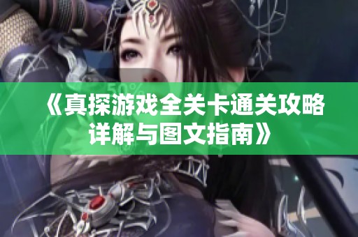《真探游戏全关卡通关攻略详解与图文指南》
