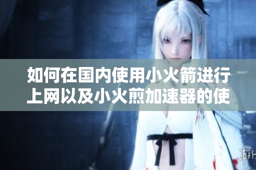 如何在国内使用小火箭进行上网以及小火煎加速器的使用方法