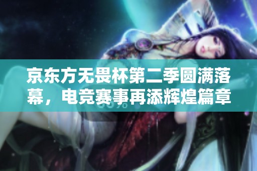 京东方无畏杯第二季圆满落幕，电竞赛事再添辉煌篇章