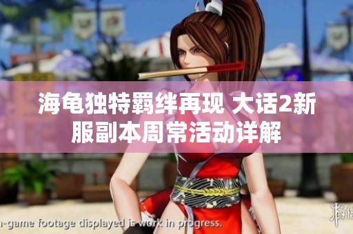 海龟独特羁绊再现 大话2新服副本周常活动详解