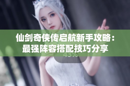 仙剑奇侠传启航新手攻略：最强阵容搭配技巧分享