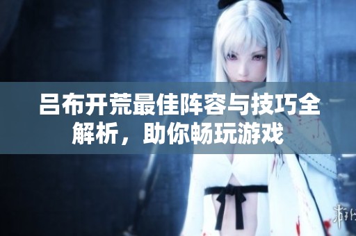 吕布开荒最佳阵容与技巧全解析，助你畅玩游戏