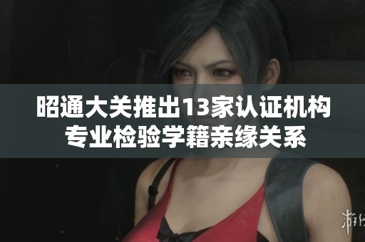 昭通大关推出13家认证机构 专业检验学籍亲缘关系