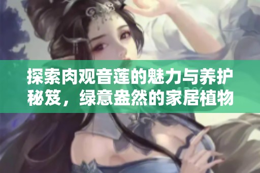 探索肉观音莲的魅力与养护秘笈，绿意盎然的家居植物选择